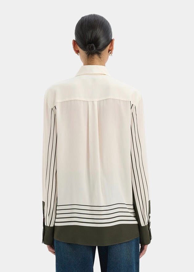 Leilana Shirt (Garden Stripe)