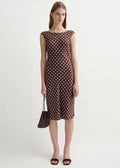 Leo Dress (Chocolate Polka Dot)