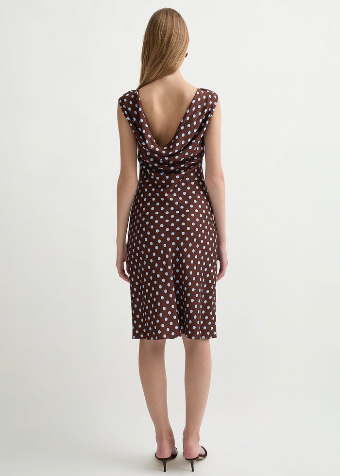 Leo Dress (Chocolate Polka Dot)