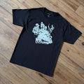 Letter pool tee black