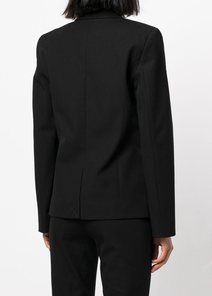 Lilith Bi Stretch Cotton Twill Blazer (Black)