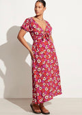 Mailee Midi Dress (Li Reni Floral)