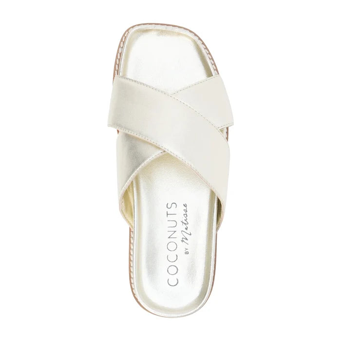 matisse hannah gold slides