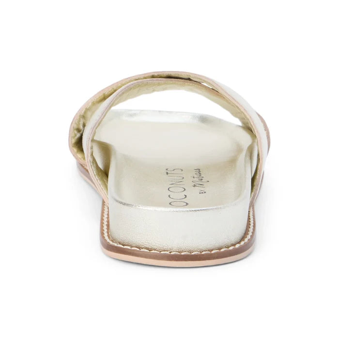 matisse hannah gold slides side