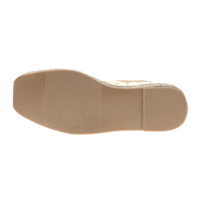 matisse meg beige mesh fabric ballet flats