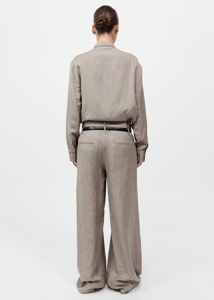 Melange Double Loop Pants (Rye)