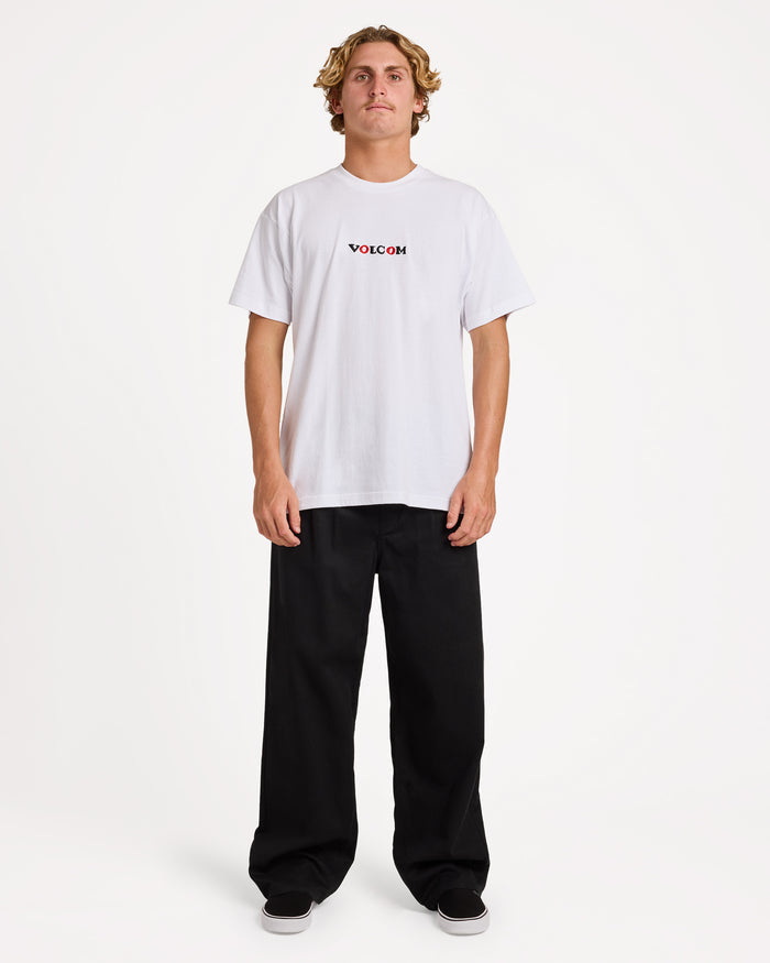 Mens Baggos Pleat Chinos