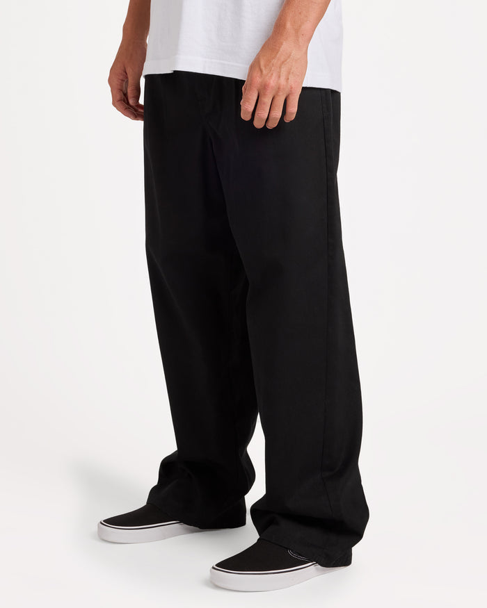 Mens Baggos Pleat Chinos