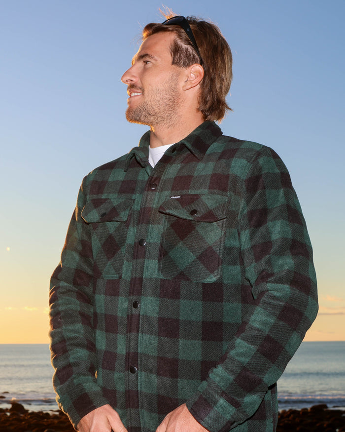 Mens Bowered Shacket