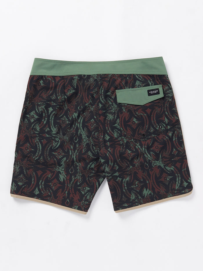 Mens Lido Print Scallop Mod 19" Boardshort