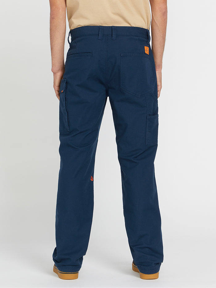 Mens Volcom Workwear Caliper Relaxed Work Pant