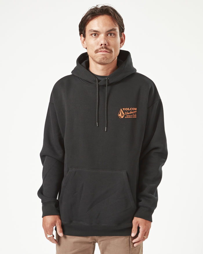 Mens Volcom Workwear Pullover Fleece
