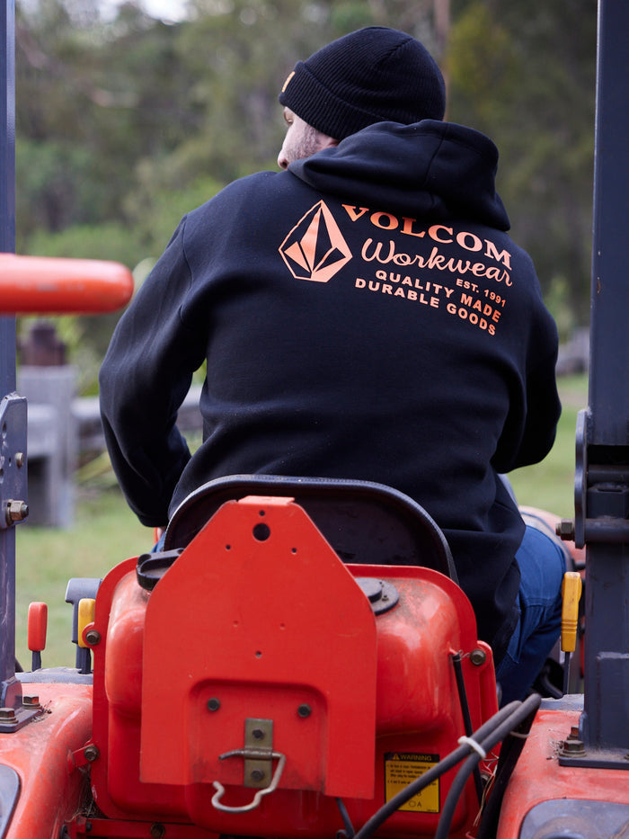 Mens Volcom Workwear Pullover Fleece