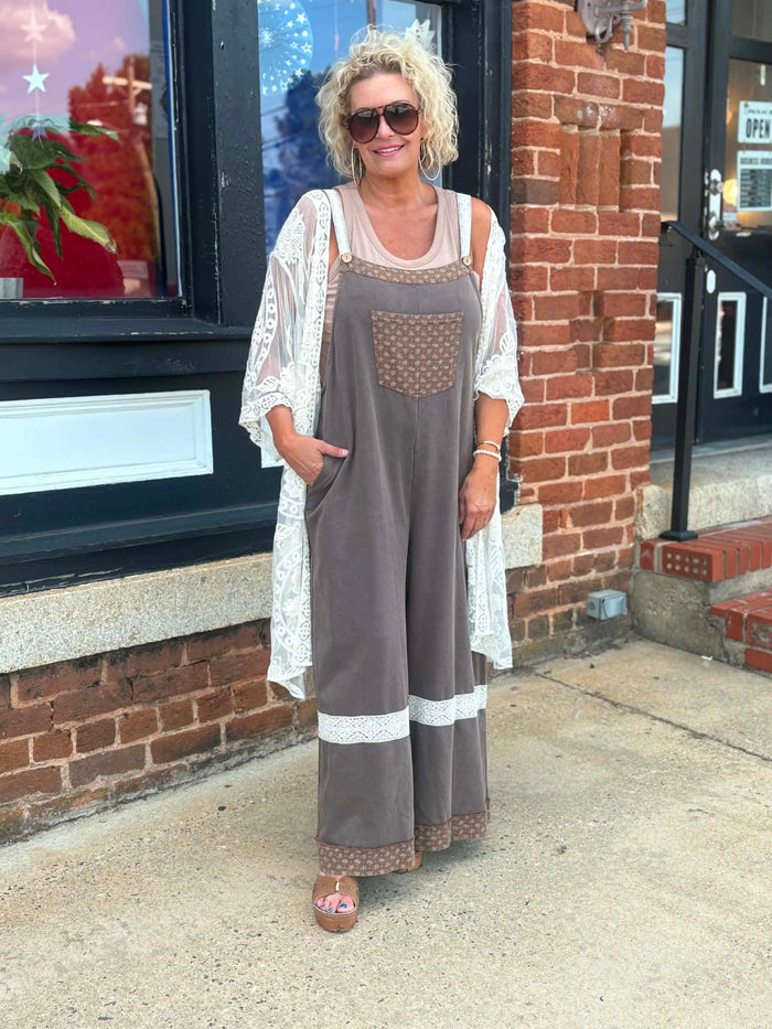 Mocha jumpsuit