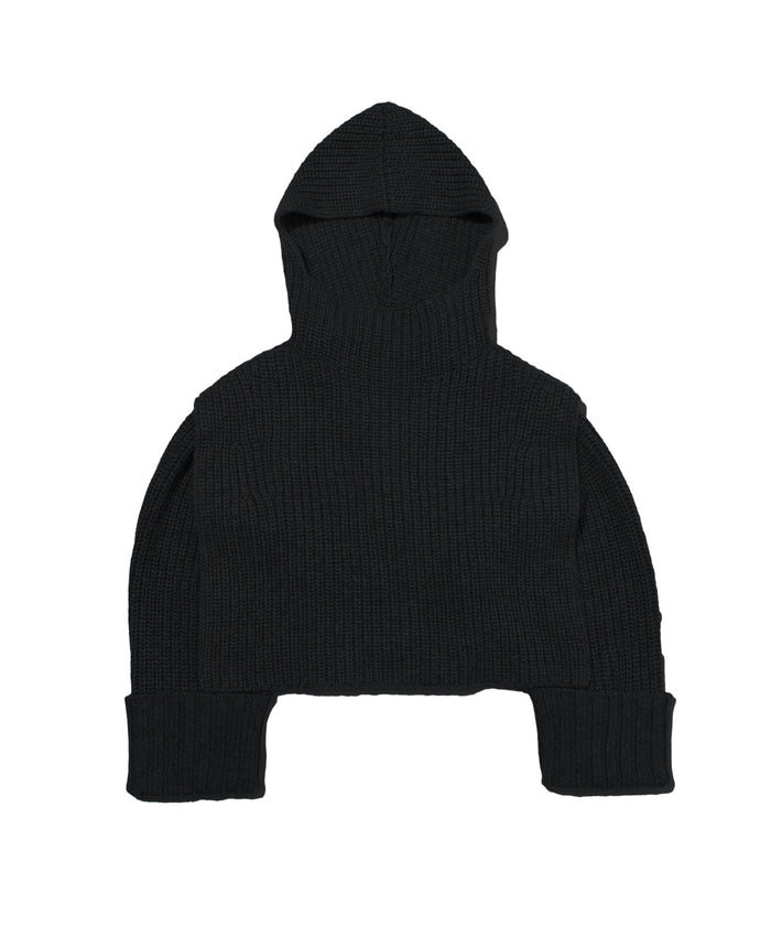 MODULAR LAYER KNIT in Black