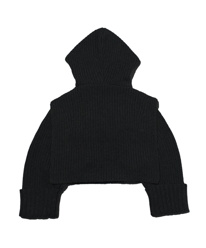 MODULAR LAYER KNIT in Black