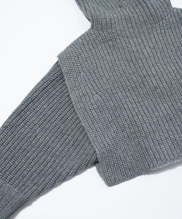 MODULAR LAYER KNIT in Black