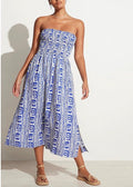 Musee Midi Dress (Pacific Blue)