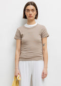 Nando Slim Fit Tee (Beige Melange)