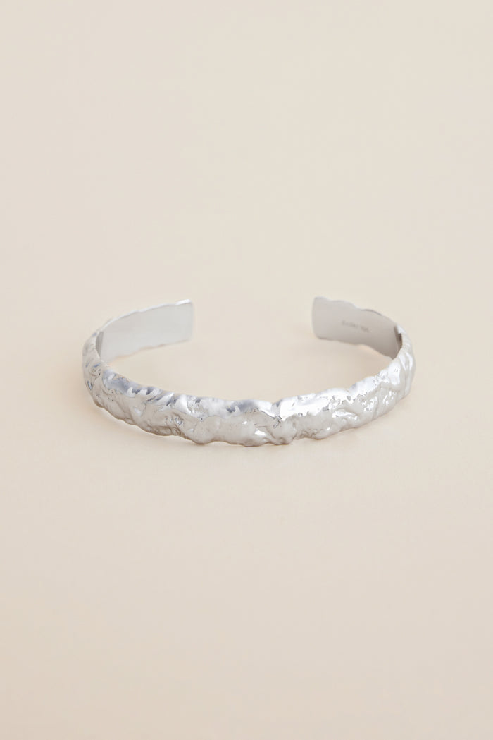 ACLER ONLINE AU NEWBERRY MOLTEN BANGLE AE230710B-SILVER-SIL-OS