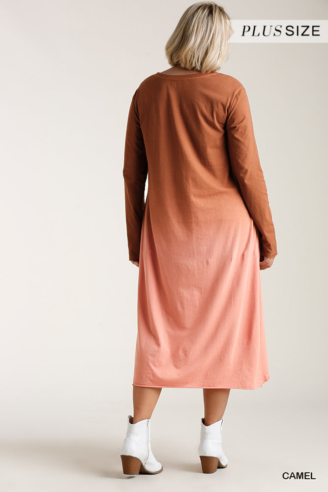 Ombre Midi Dress