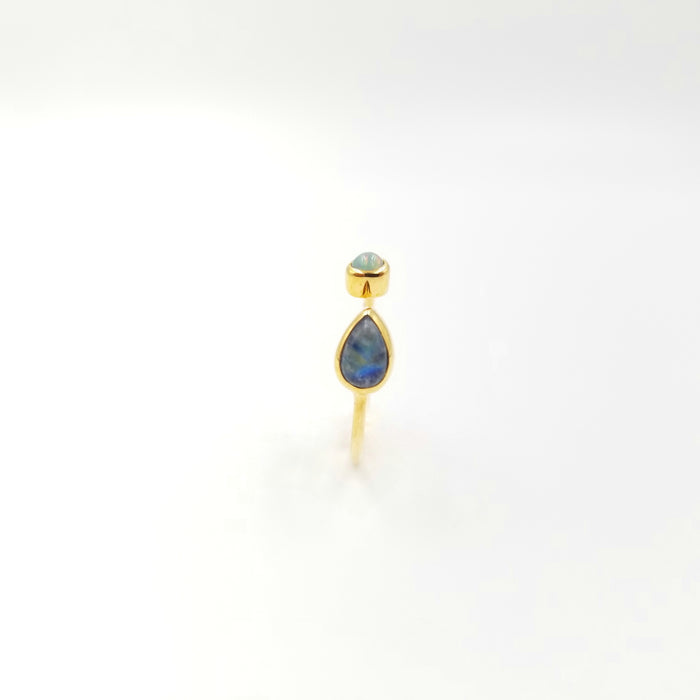 Opal and Moonstone Ring - OurDve