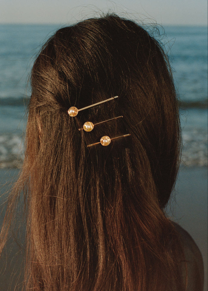 OPEN BUBBLE HAIR PIN SET of 3