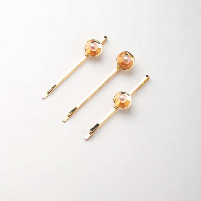 OPEN BUBBLE HAIR PIN SET of 3