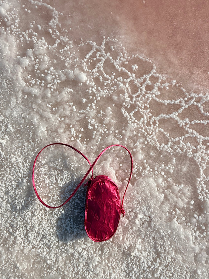 Oval bag Fuxia