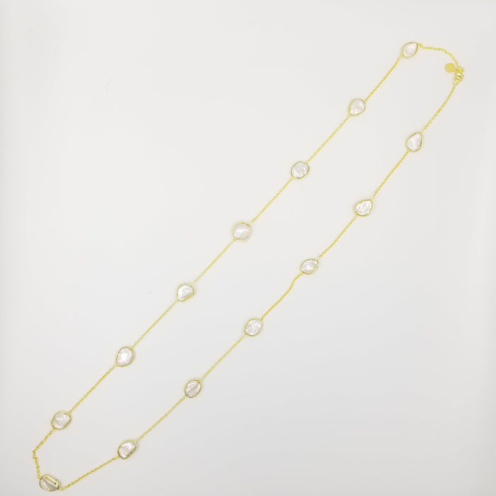 Oval Running Water Pearl Necklace - OurDve