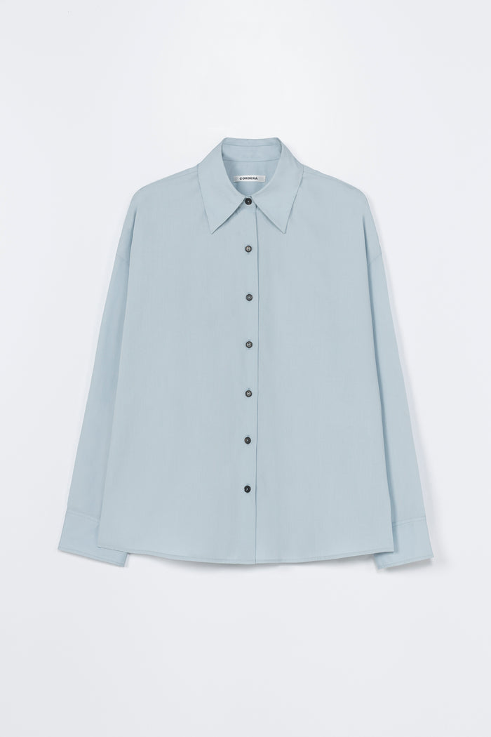 OVERSIZED SHIRT BABY BLUE