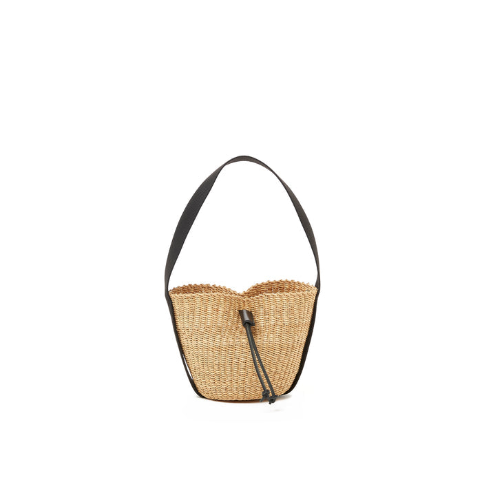 Panier Mini Orbi Black Handle with cotton pouch