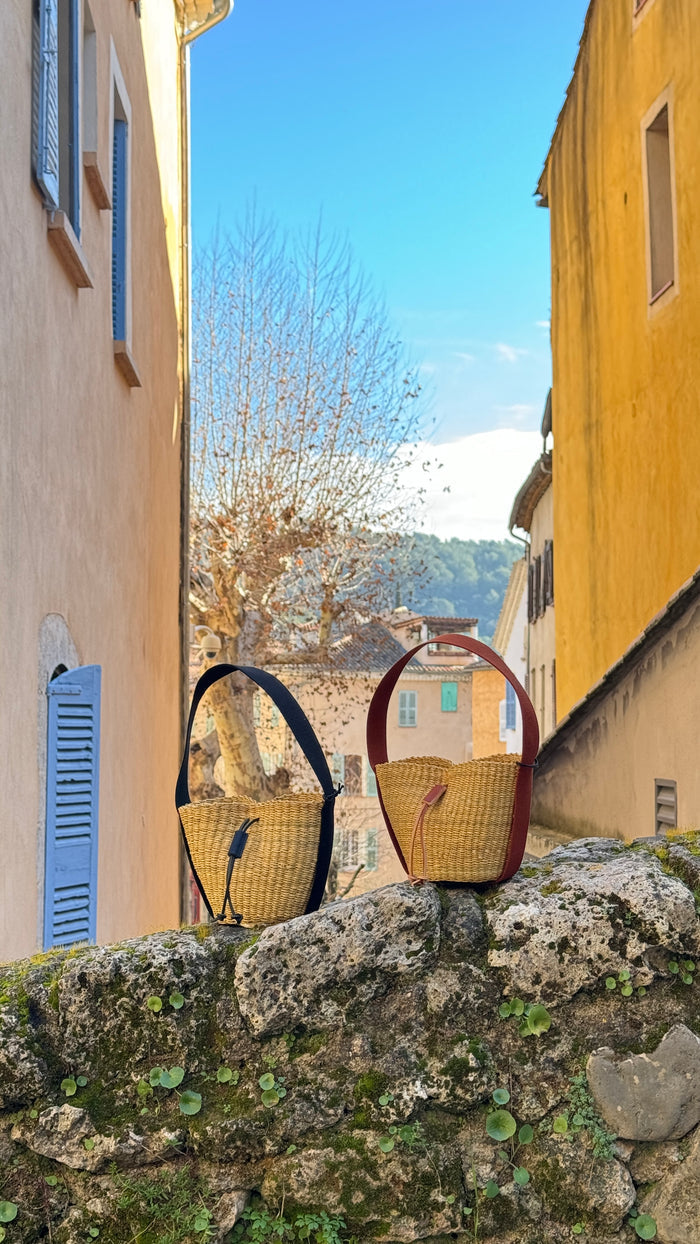 Panier Mini Orbi Rust Handle with cotton pouch