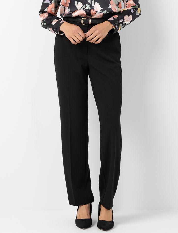 Pantalon effilé à taille régulière
