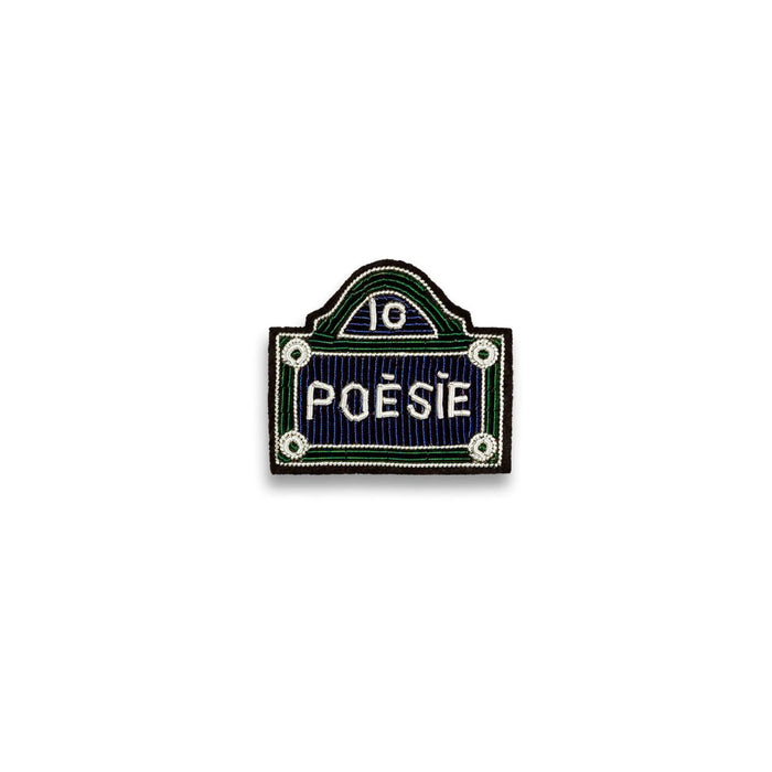 Paris Street Sign Brooch