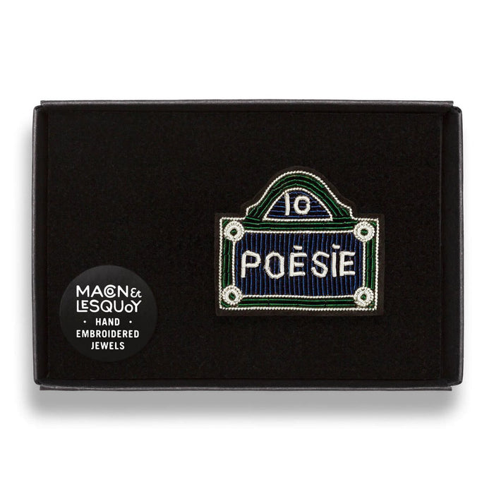 Paris Street Sign Brooch