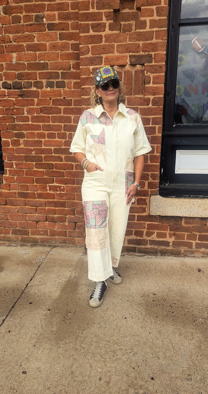 Patchwork Coveralls
