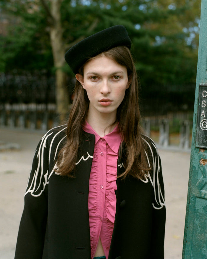Pillbox Hat in Black