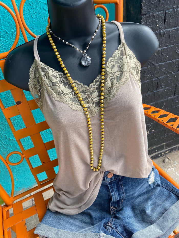 POL-Mocha Mousse Cami