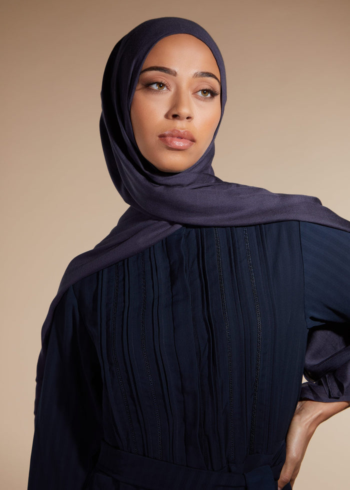 Premium Navy Modal Hijab