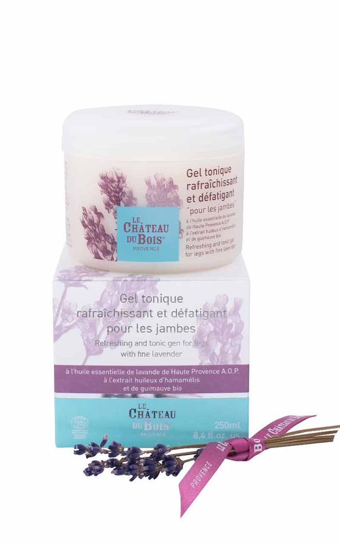 REFRESHING TONIC GEL FOR LEGS WITH FINE LAVENDER - ORGANIC 8.4 FL.OZ.US