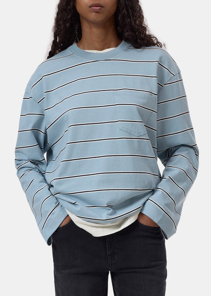 Relaxed Longsleeve (Breeze Blue)