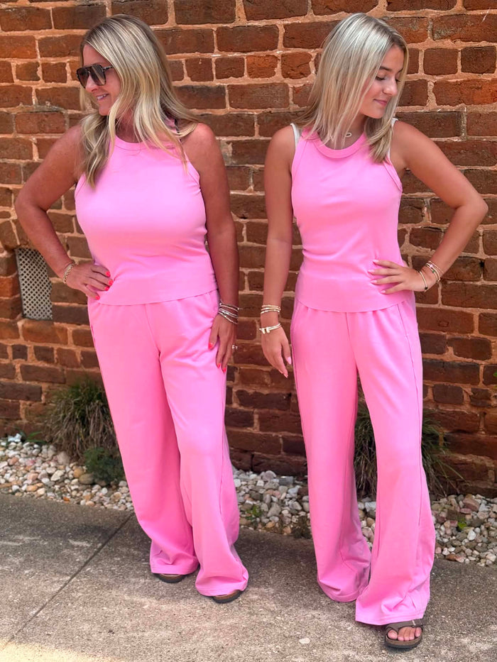 Ribbed Tank and Pants set