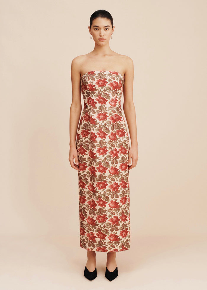Rosalie Strapless Dress (Rose Bud)