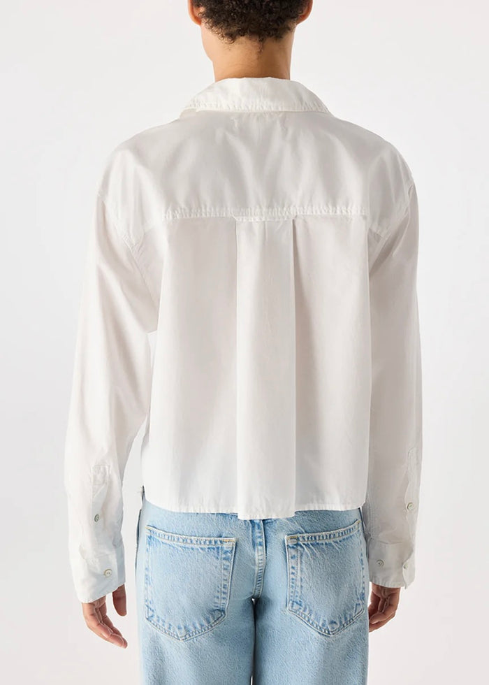 Ruth Crop Shirt (White)