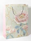 Sac cadeau fleuri grand