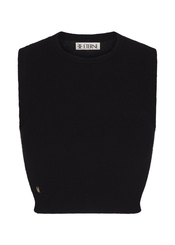 Sawyer Cashmere Top (Black)
