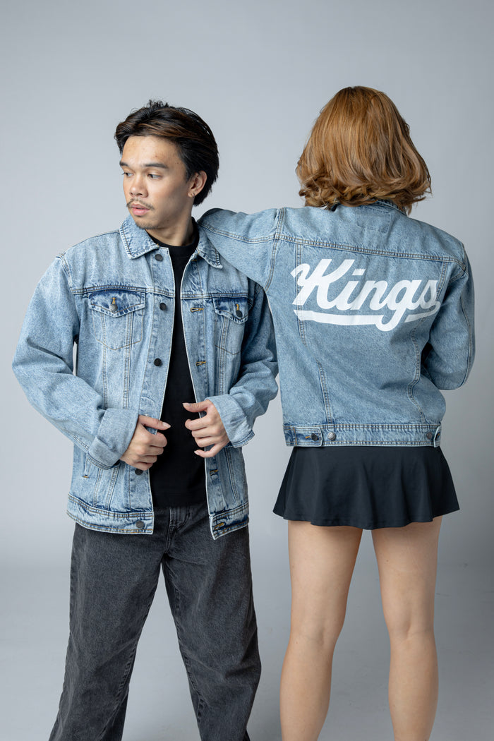 Script Denim Jacket