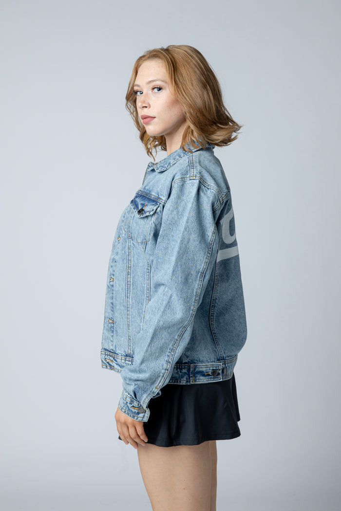 Script Denim Jacket