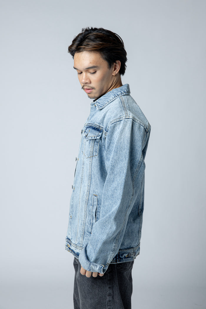 Script Denim Jacket